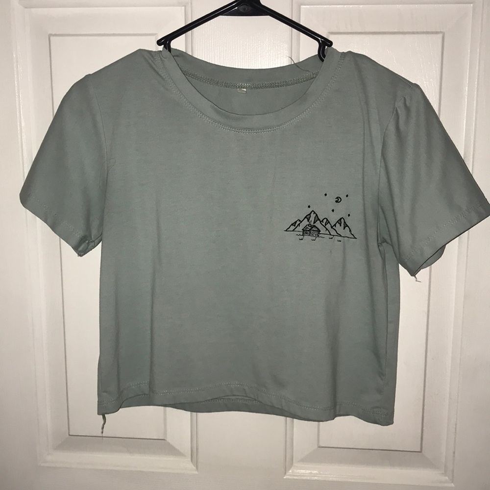 Mountain Crop Top